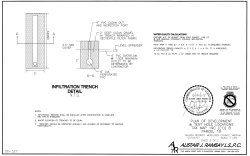 INFILTRATION TRENCH DETAIL